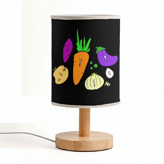 Vegetable friends Fabric Lamps