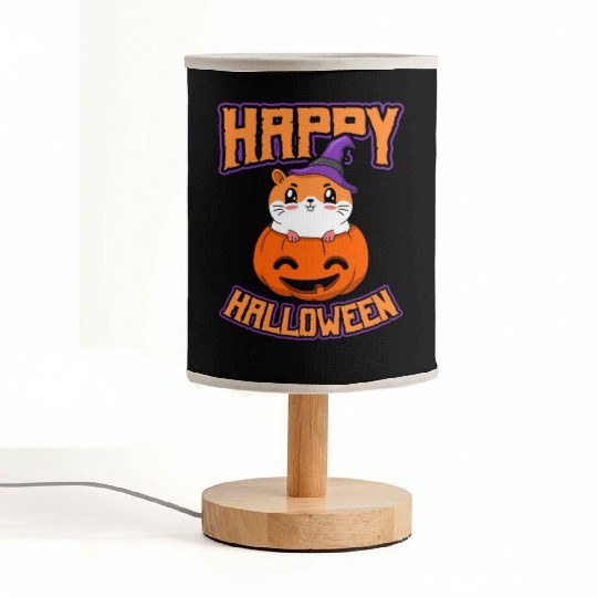 Guinea Pig Halloween Pumpkin Trick Or Treat Fabric Lamps