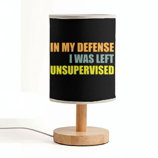 Left Unsupervised Fabric Lamps