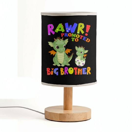 Rawr! Promoted To Big Brother Cute Dragon Baby Fabric Lamps