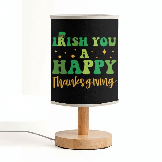 Irish You A Happy Thanksgiving Holiday Fabric Lamps