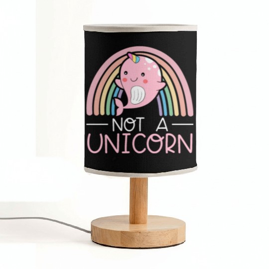 Not A Unicorn Of The Sea Animal Narwhale Narwhal Fabric Lamps