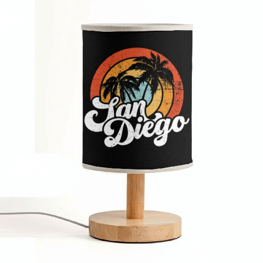 San Diego Gift San Diego Summer Lover Fabric Lamps