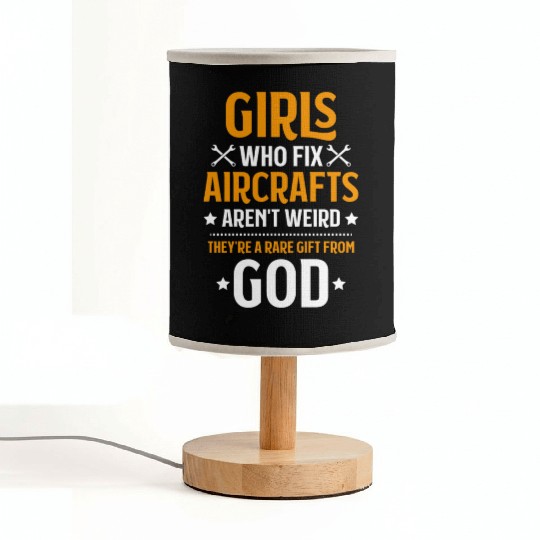 Aircraft Mechanic Aviation Maintenance Technician Fabric Lamps