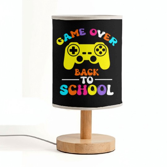 Console Joystick Over Back To School Math Teacher Fabric Lamps