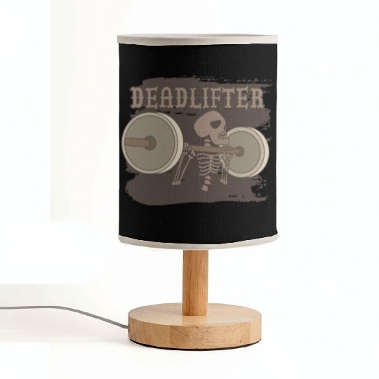 Halloween Train Hard Fitness Deadlift Skeleton Fabric Lamps
