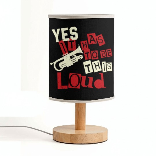 Trumpet Player Vintage Yes It Has Fabric Lamps