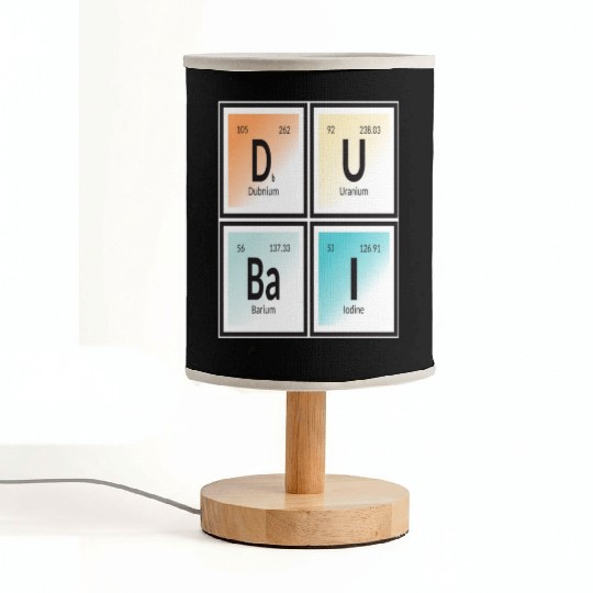 Elements of Dubai Fabric Lamps