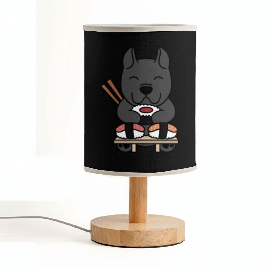 Sushi Lover Cane Corso Fabric Lamps