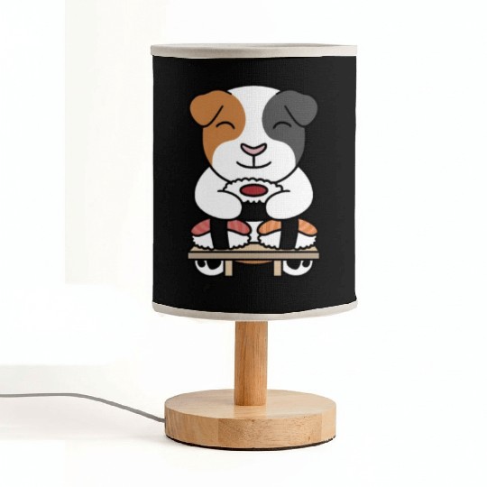 Sushi Lover Guinea Pig Fabric Lamps