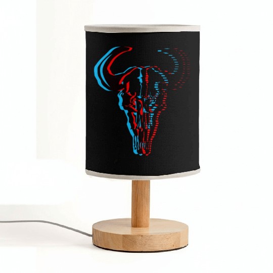 Buffalo skull Fabric Lamps