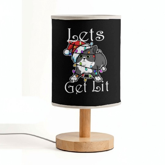 Lets get lit christmas Fabric Lamps