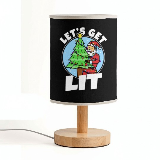 Lets get lit christmas Fabric Lamps