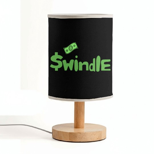 Swindle - Dark Green Color Merchandise Fabric Lamps