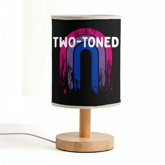 Two-Toned Bisexual LGBTQ Bi Pride Sayings Asexual Fabric Lamps