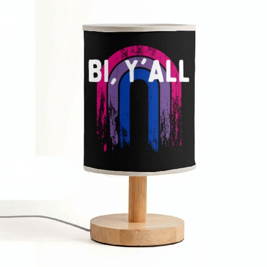 Bi Y'all Bisexual Sayings Bi Pride Quotes LGBTQ Fabric Lamps