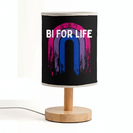 Bi for Life Bisexual LGBTQ Bi Pride LGBT Gay Fabric Lamps