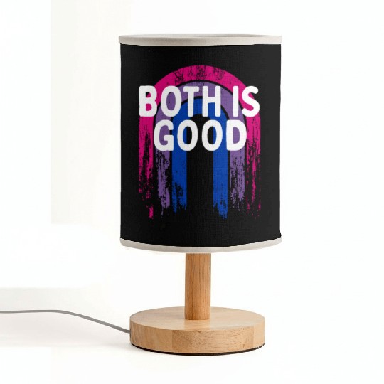 Both is Good Bisexual LGBTQ Bi Pride Positivity Fabric Lamps