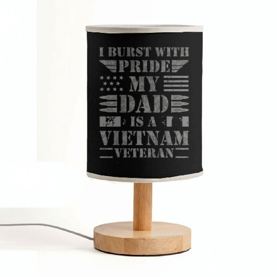 Proud Son Daughter of A Vietnam Veteran Fabric Lamps