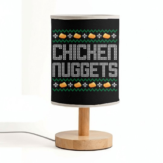 X-Mas Quote - Chicken Nuggets Fabric Lamps