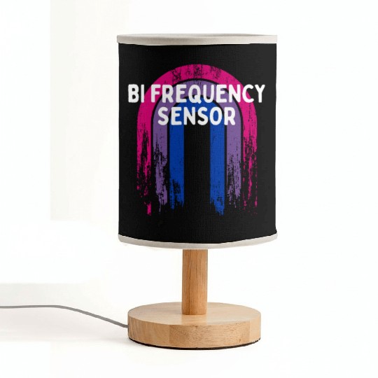 Bi Frequency Sensor Bisexual Pun Bi Pride Joke Fabric Lamps