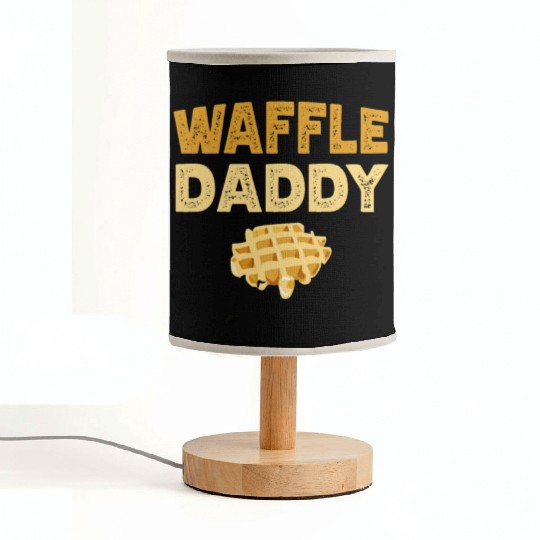 Waffle Daddy Food Waffle Whisperer Fathers Day Fabric Lamps