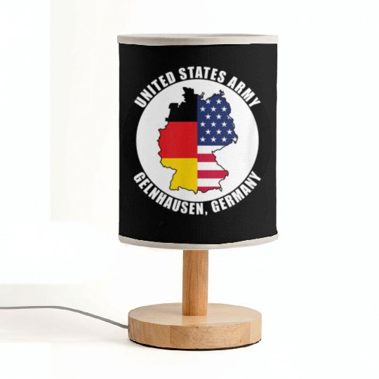 Germany United States Army Military Veteran Fabric Lamps