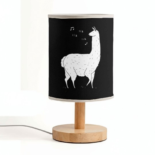 Song Of The Llama Fabric Lamps