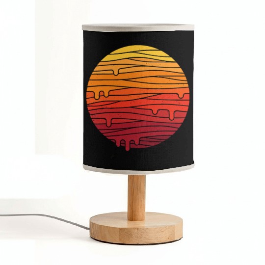 The Mountain Sun and Moon Fabric Lamps