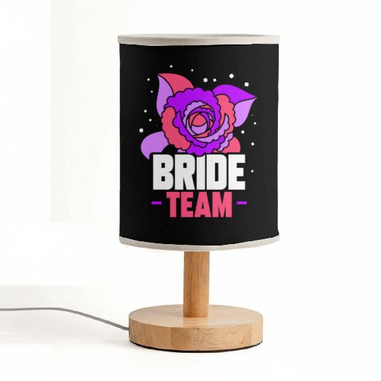 Bride Team Wedding Bachelorette Party Cute Fabric Lamps