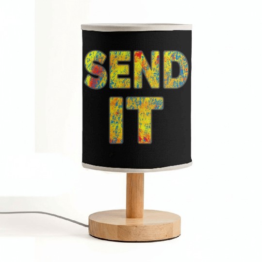Mountain Bike - Send It - Fat Bike MTB Fabric Lamps