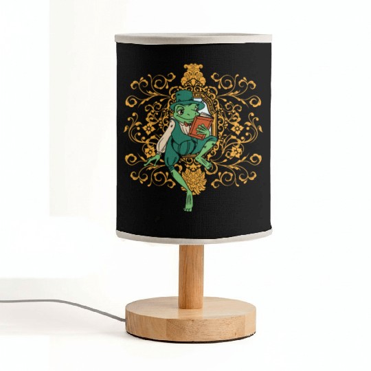 Classy Royalty Prince Toad Frog Amphibian Fabric Lamps