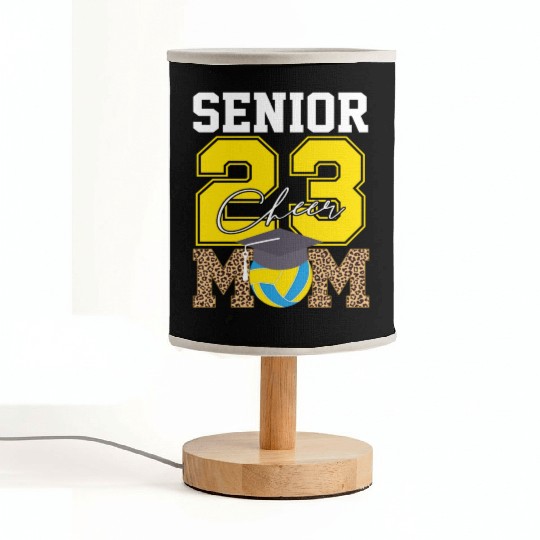 Cheer Mom Senior Class Of 2023 Volleyball Fan Gift Fabric Lamps