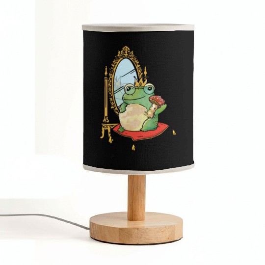 Classy Royalty Prince Toad Frog Amphibian Fabric Lamps