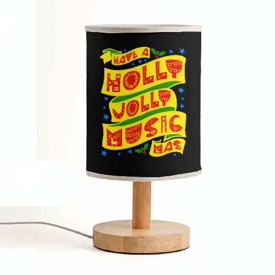 Have A Holly Jolly Musicmas Fabric Lamps