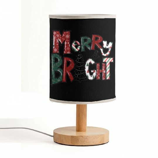Merry And Bright Fabric Lamps | Merry Christmas 2022
