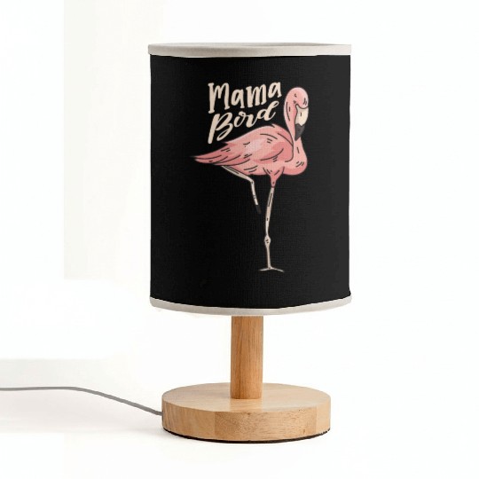 Mama Bird Flamingo Whisperer Mothers Day Fabric Lamps