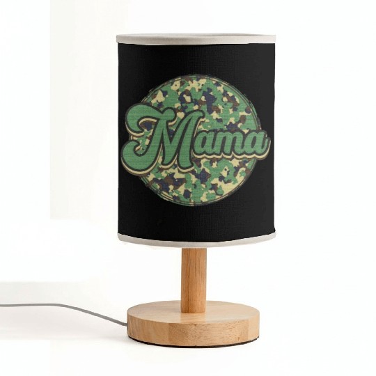 Camo Mama Fabric Lamps, Camo sublimation design,