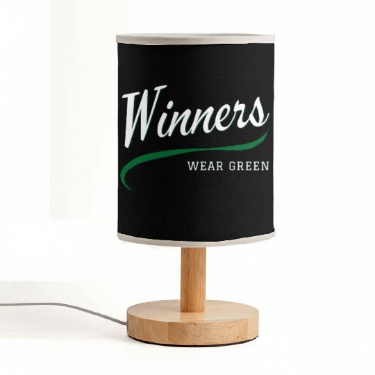 Winners Wear Green Fabric Lamps