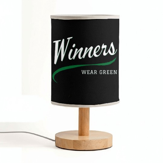 Winners Wear Green Fabric Lamps