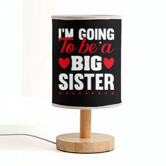 I´M GOING TO BE A BIG SISTER Fabric Lamps