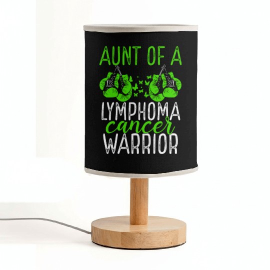 Aunt Lymphoma Cancer Awareness Niece Nephew Fabric Lamps