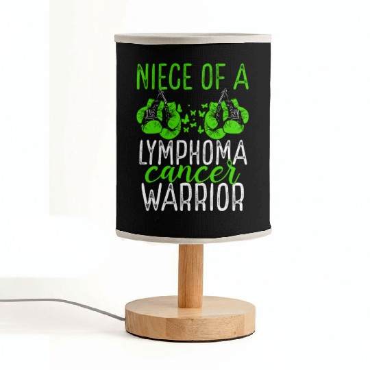 Niece Lymphoma Cancer Awareness Aunt Uncle Fabric Lamps