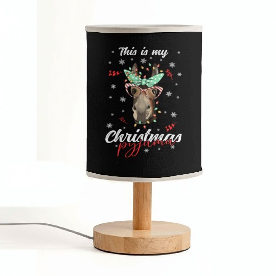 Winter Christmas Pyjama Donkey Fabric Lamps