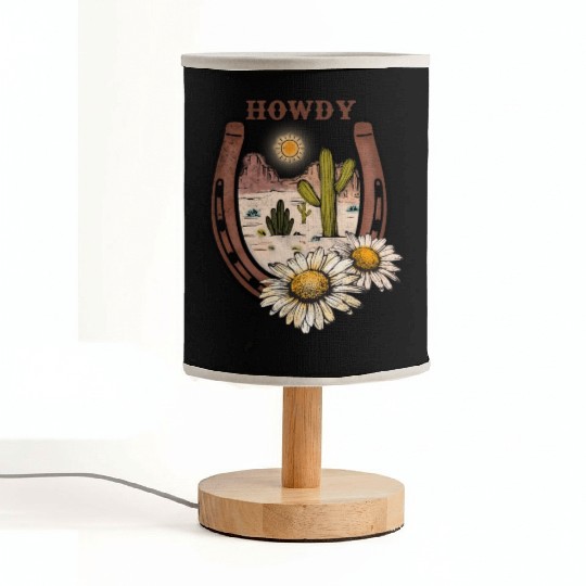 HOWDY -Desert Horseshoe Fabric Lamps