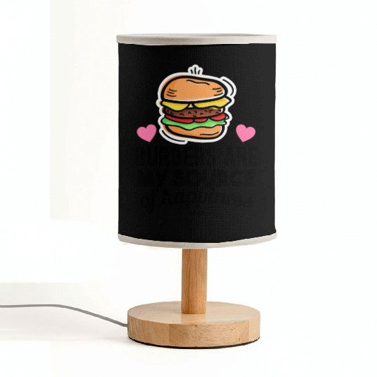 Hamburger fast food grill delicious Fabric Lamps