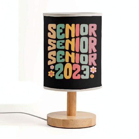 Graduation Fabric Lamps, Senior Class Of 2023 Gift End