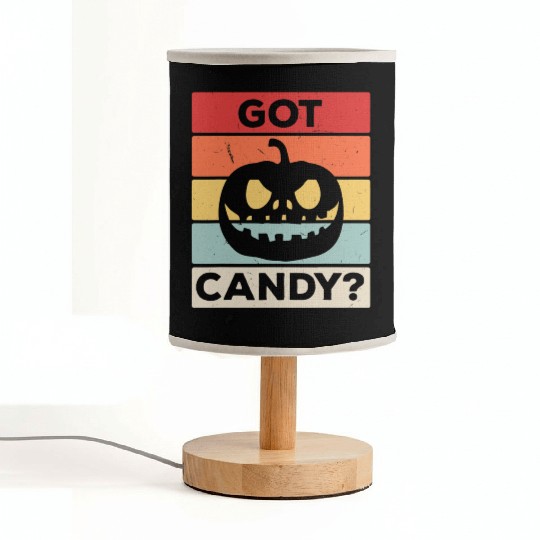 Got Candy Trick Or Treat Pumpkin Jack Fabric Lamps