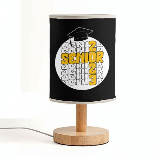 Graduation Fabric Lamps, Senior Class Of 2023 Gift End