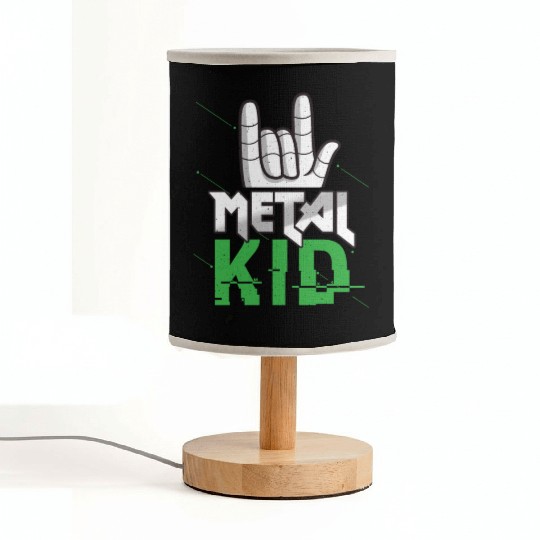 Rock Sign Rock Hand Metal Kid Music Lover Rock Fabric Lamps